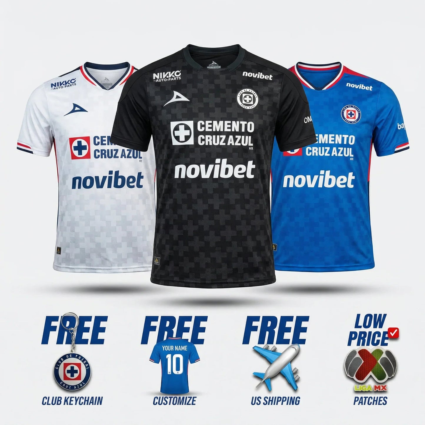 Combo Home, Away, Third 25/26 Fan Shirt