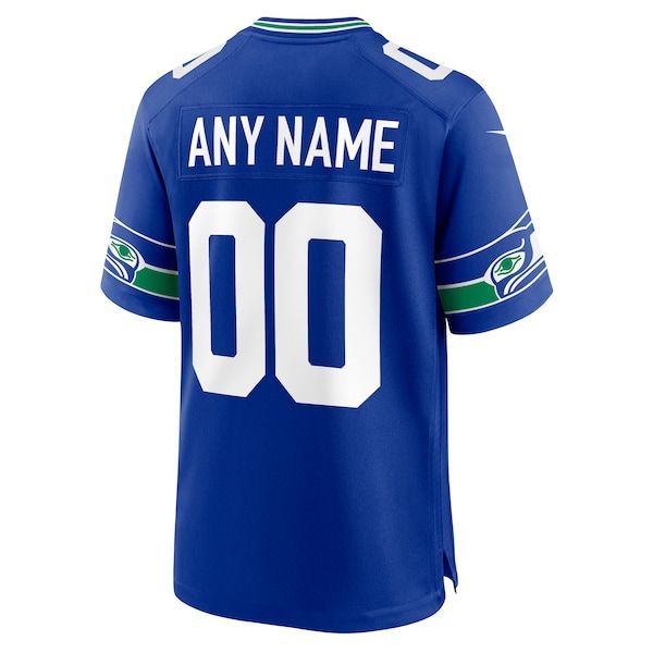 Throwback Custom Jersey Royal