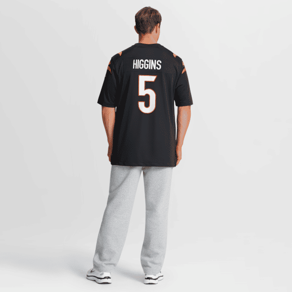 Tee Higgins Game Jersey Black