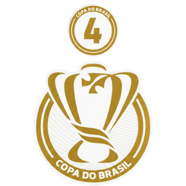 Patch Copa do Brasil Participation 4 Titulos