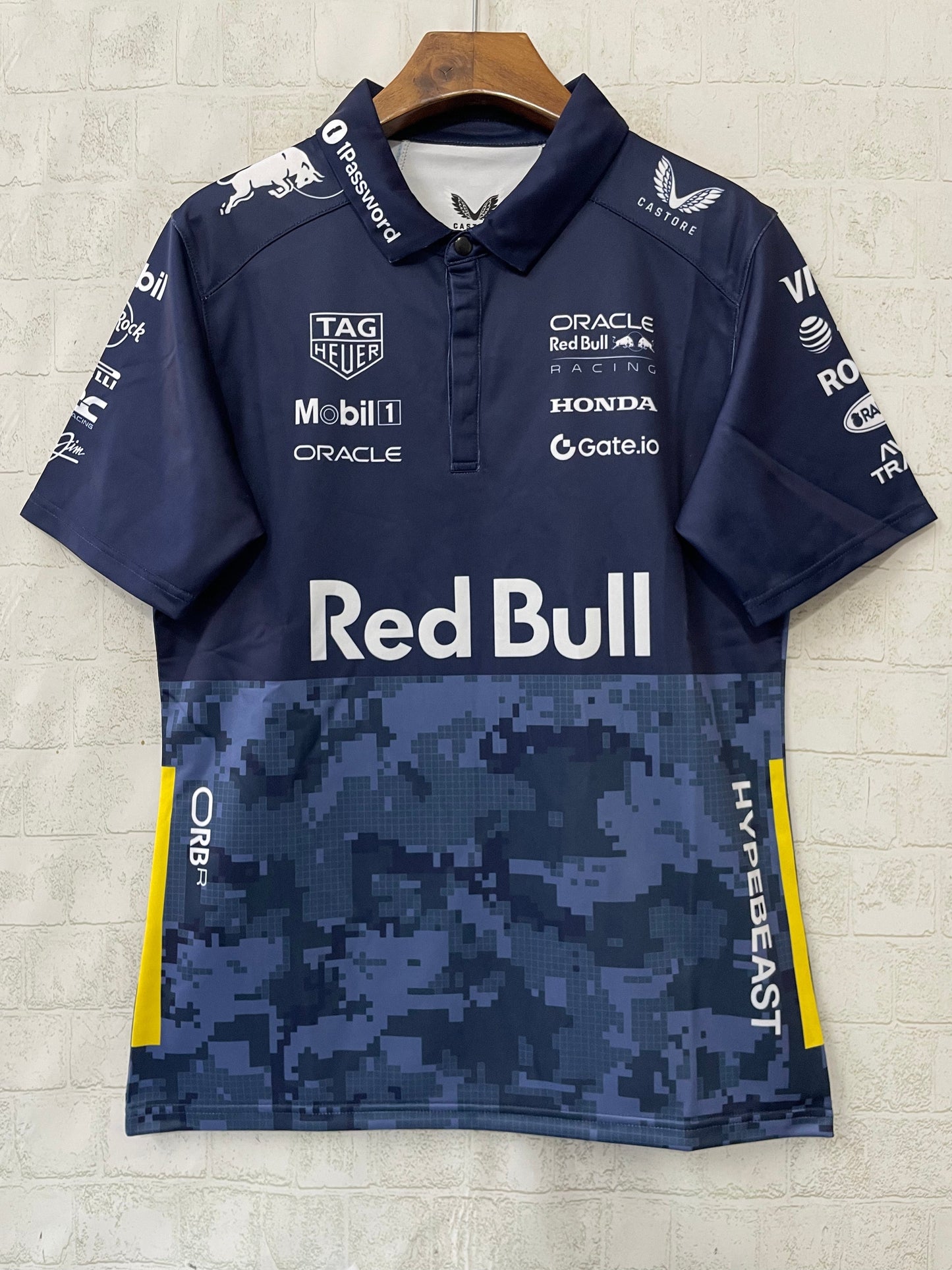 Special Edition Track Polo Shirt Navy 2025 F1-003