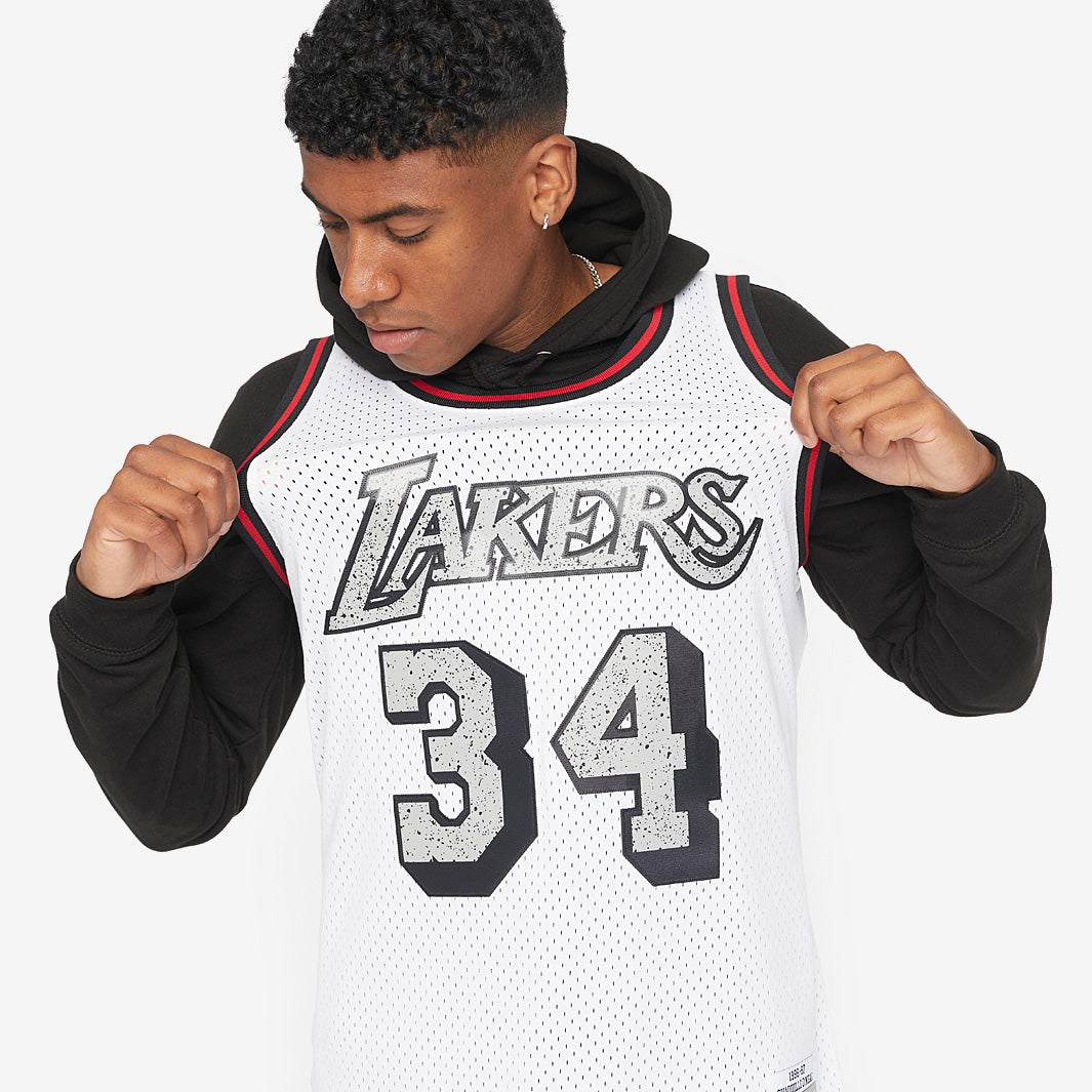 Shaquille O'Neal 1996 Cracked Cement Swingman Jersey