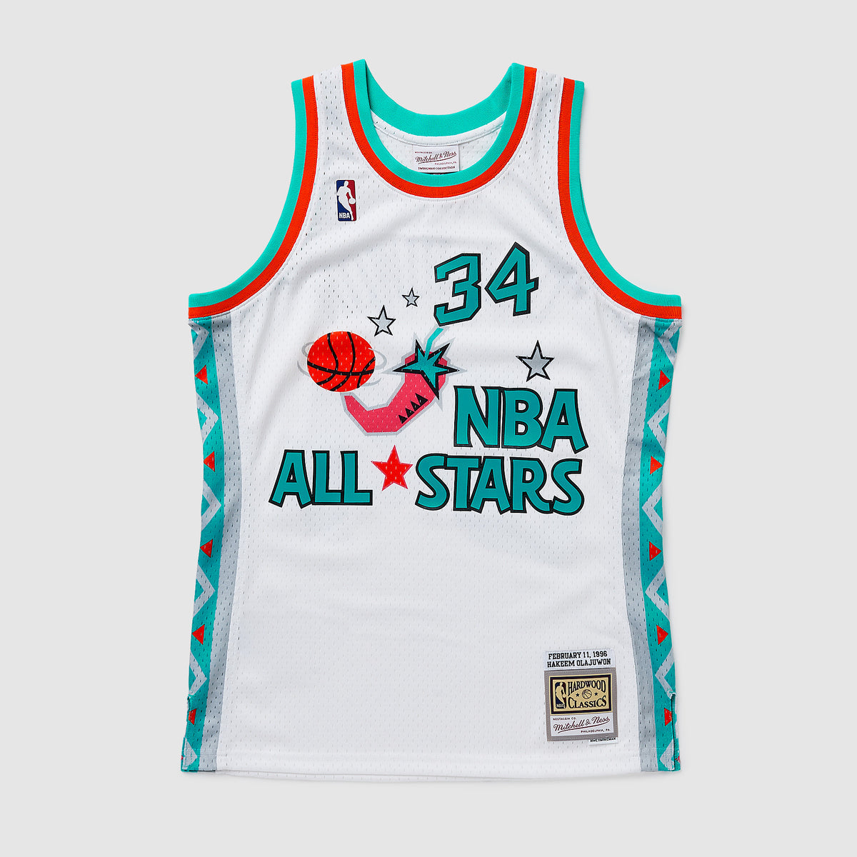 Hakeem Olajuwon All-Star West 1996 Swingman Jersey
