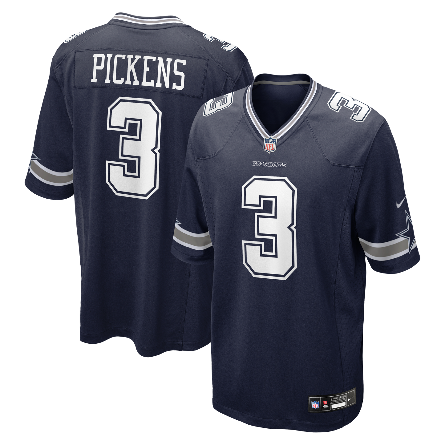George Pickens Game Jersey White
