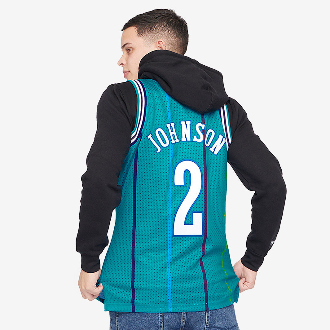 Larry Johnson Charlotte Hornets Swingman Jersey
