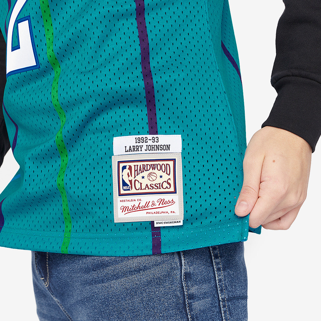 Larry Johnson Charlotte Hornets Swingman Jersey