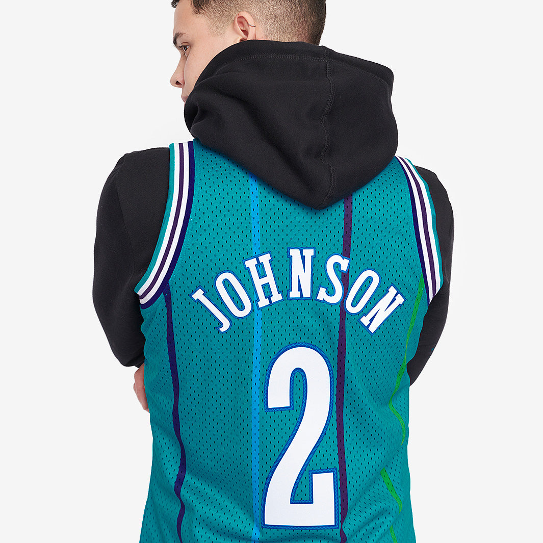Larry Johnson Charlotte Hornets Swingman Jersey