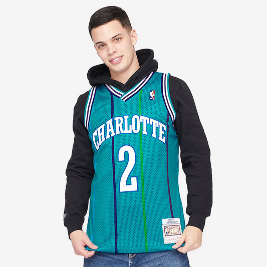 Larry Johnson Charlotte Hornets Swingman Jersey