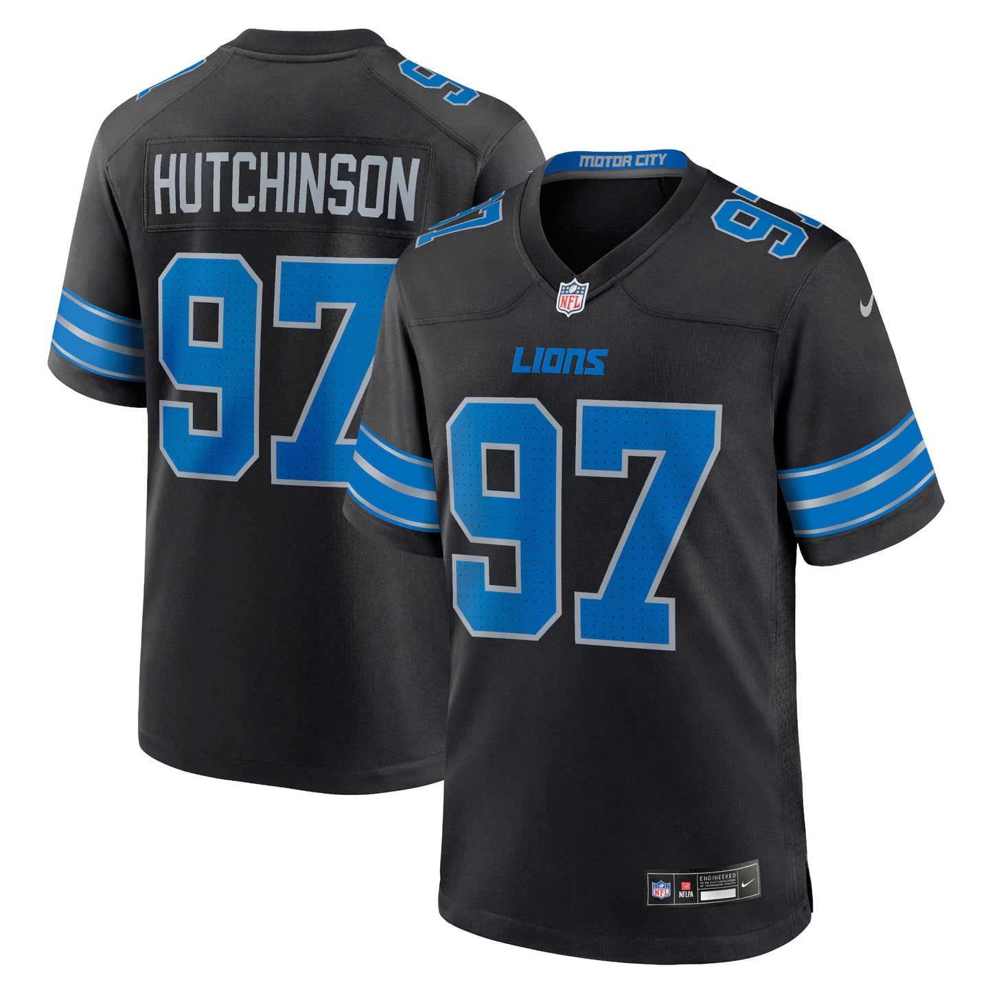 Aidan Hutchinson Game Jersey Blue