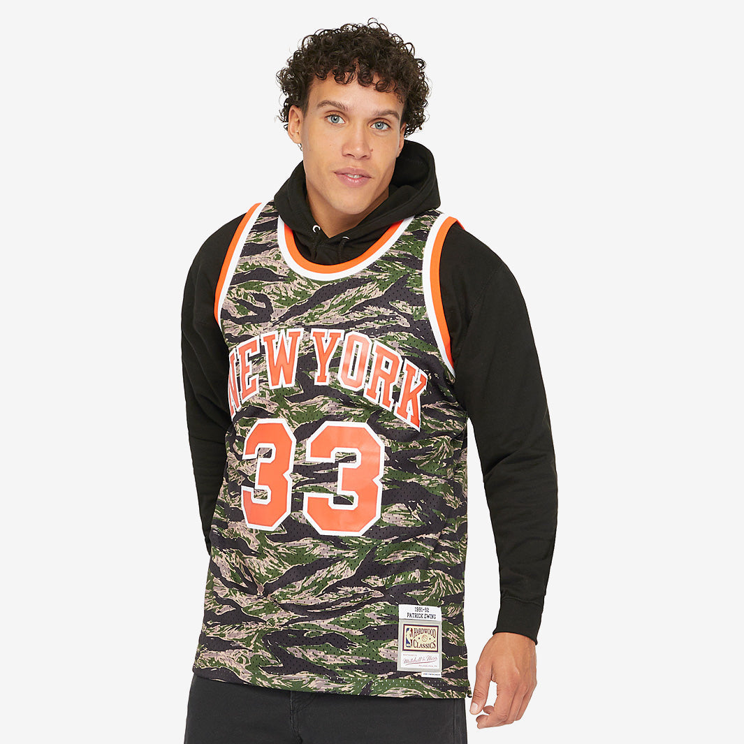 Patrick Ewing 91 Tiger Camo Swingman Jersey
