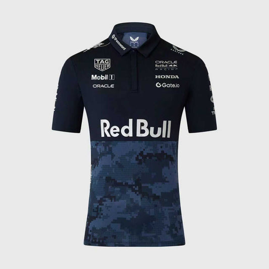 Special Edition Track Polo Shirt Navy 2025 F1-003