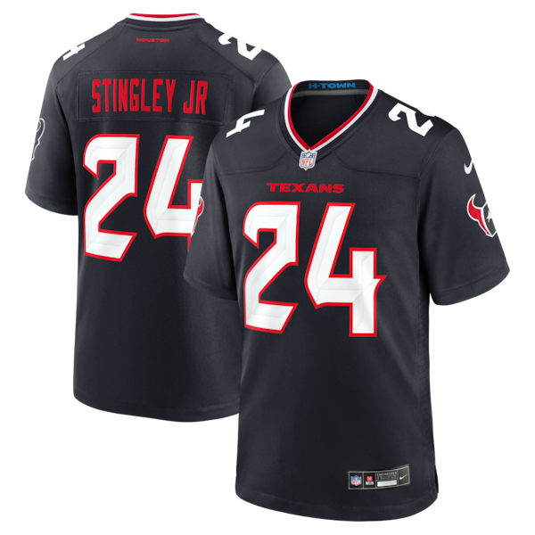 Derek Stingley Jr. Game Jersey Navy