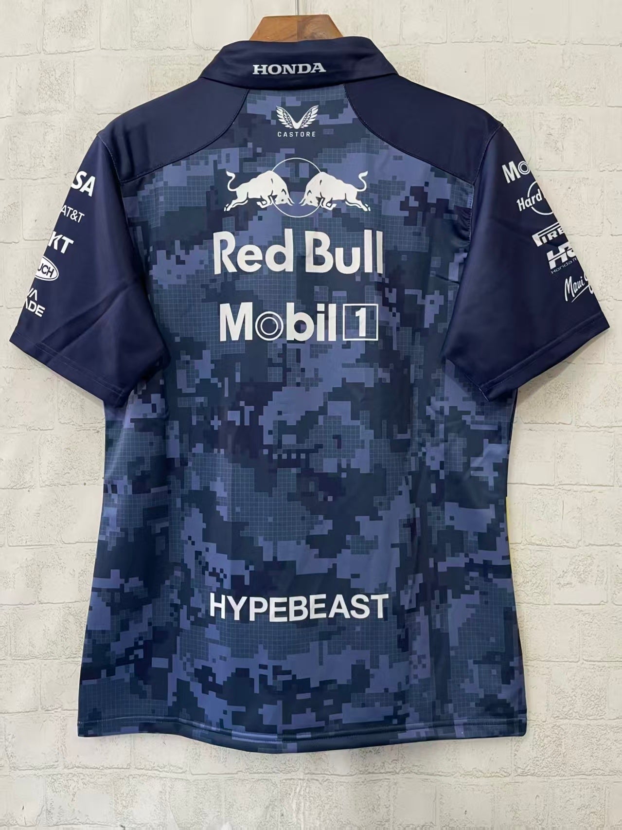 Special Edition Track Polo Shirt Navy 2025 F1-003