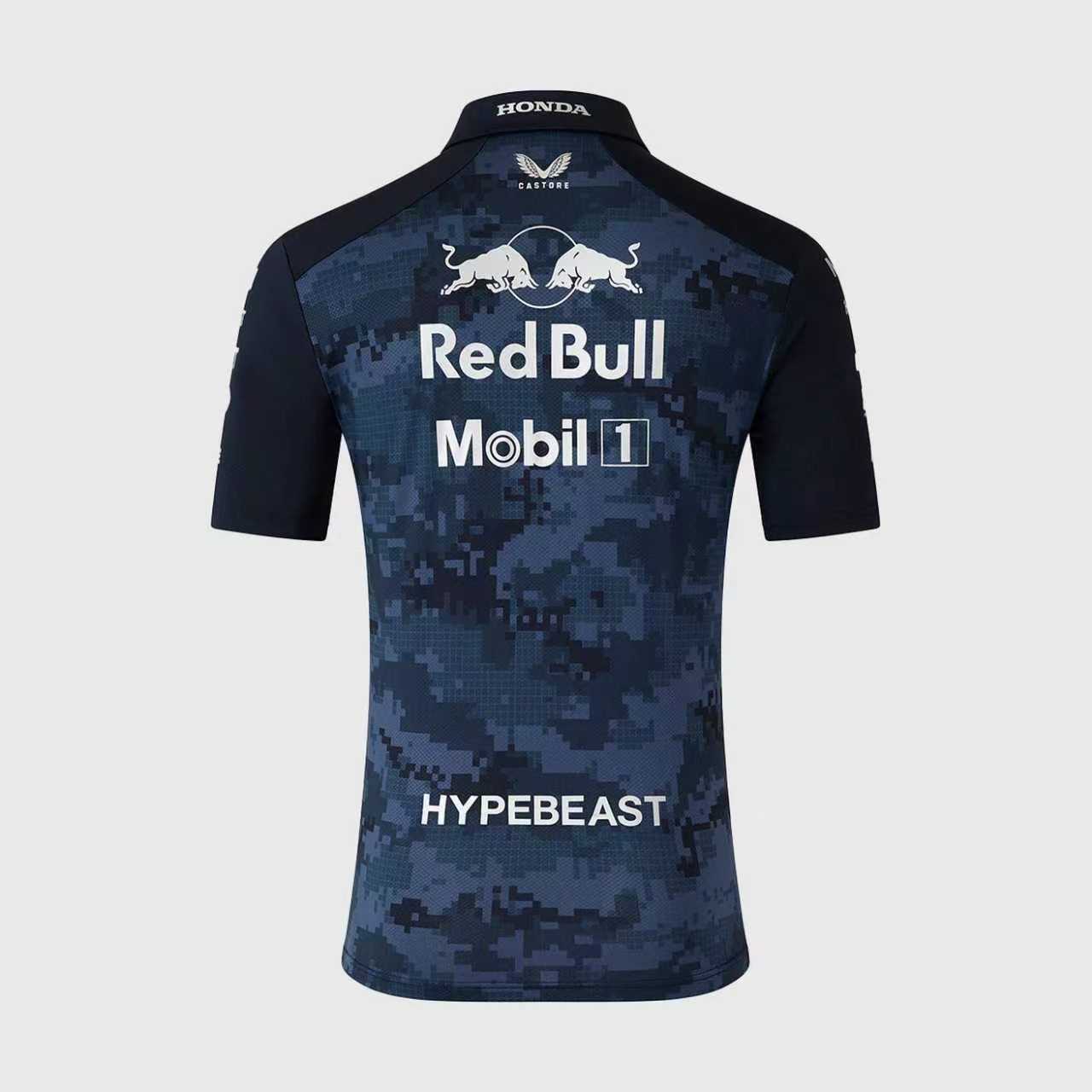 Special Edition Track Polo Shirt Navy 2025 F1-003