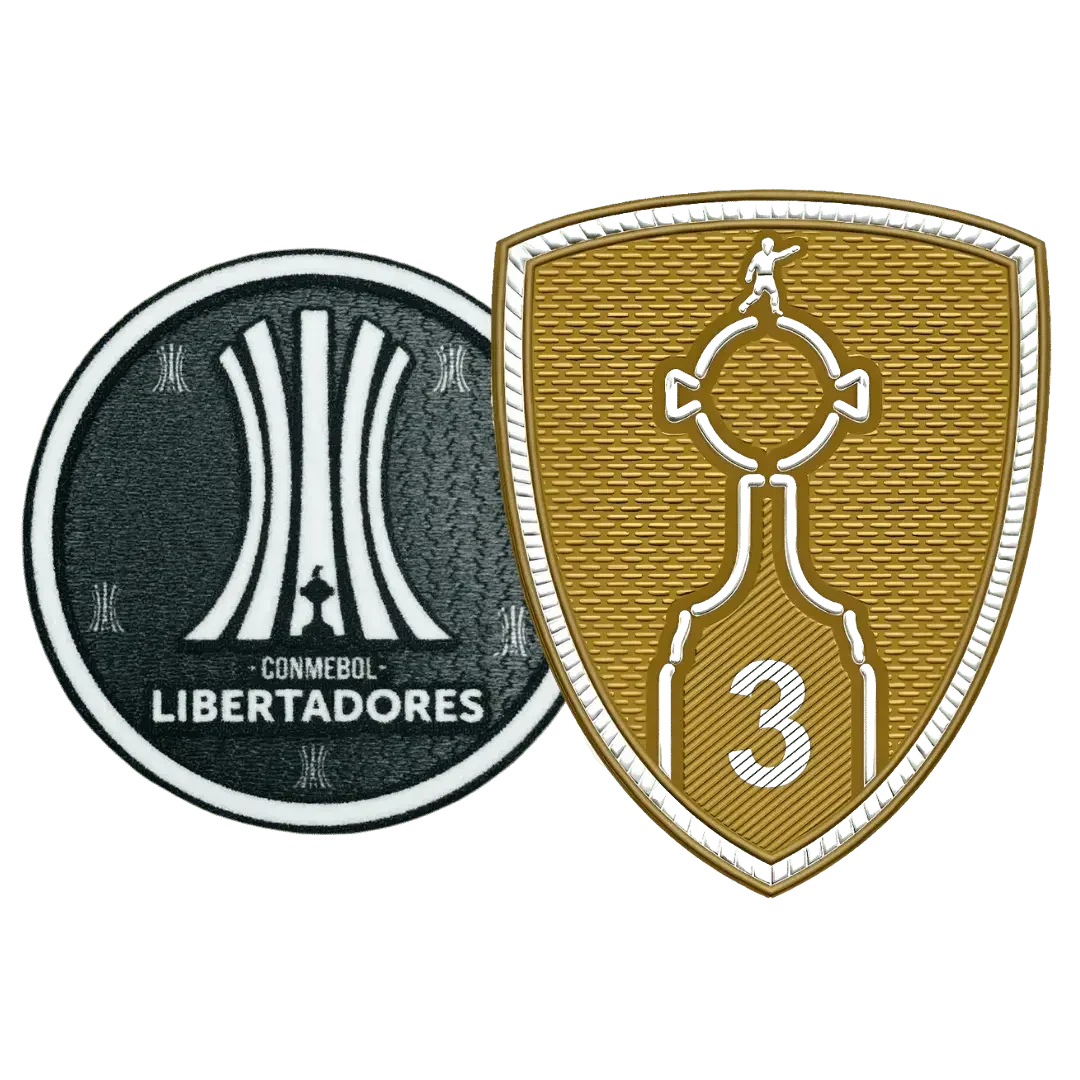 Patches Libertadores 3 Trophies