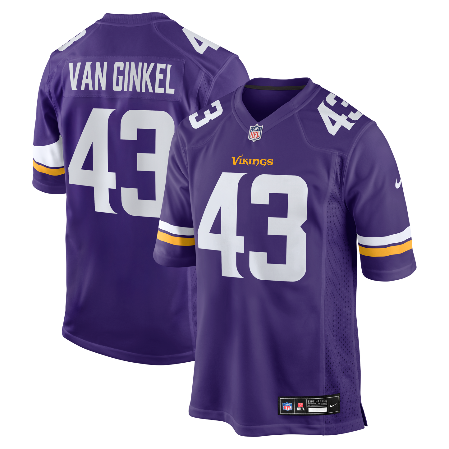 Andrew Van Ginkel Game Jersey Purple