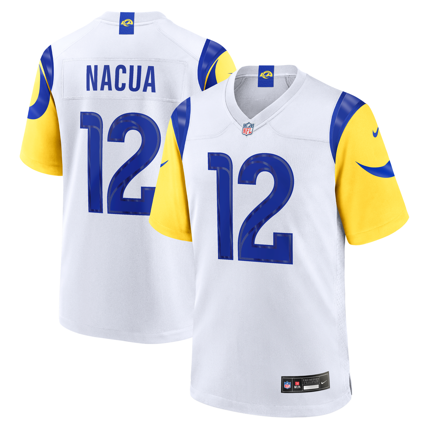 Puka Nacua Game Jersey White