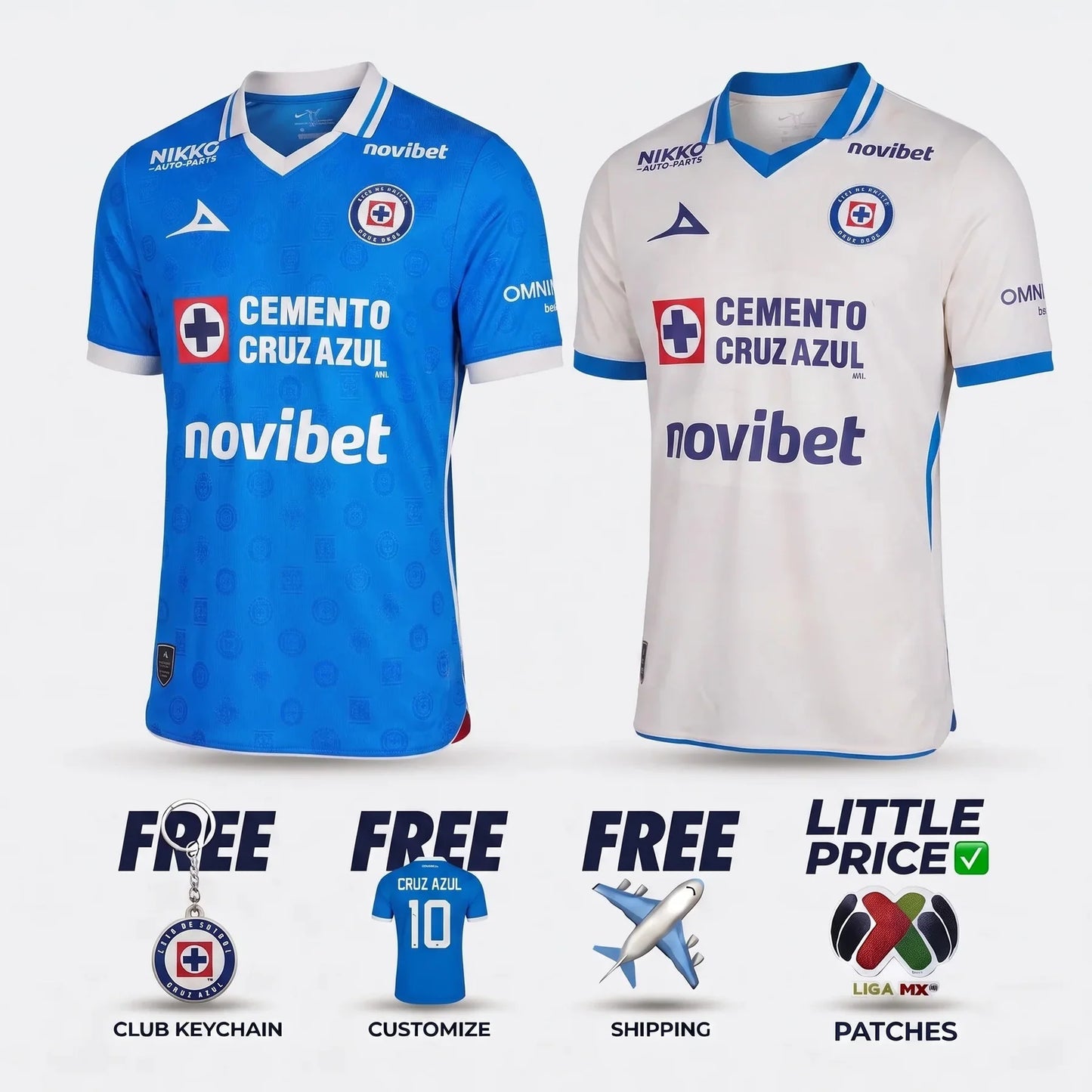 Cruz Azul Home e Away 26/27 Fan Shirt