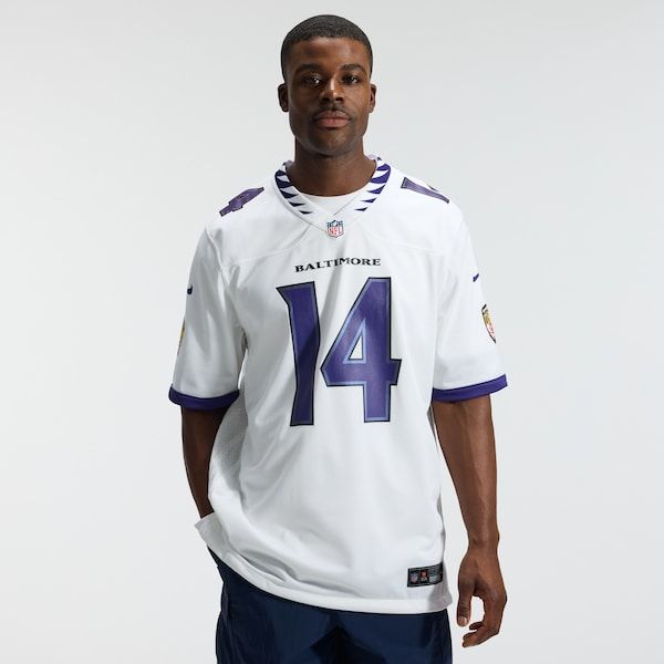 Kyle Hamilton Game Jersey White
