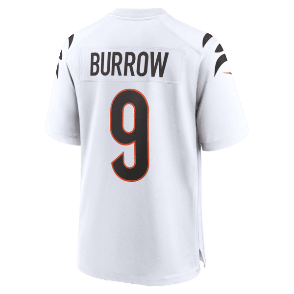 Joe Burrow Game Jersey White