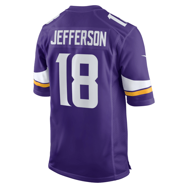 Justin Jefferson Game Jersey Purple