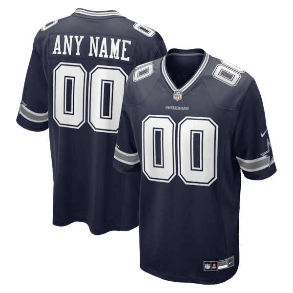 Custom Game Jersey Navy