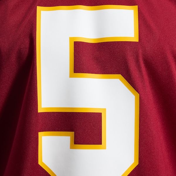 Jayden Daniels Game Jersey Burgundy