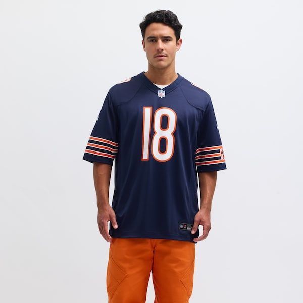 Caleb Williams Game Jersey Navy