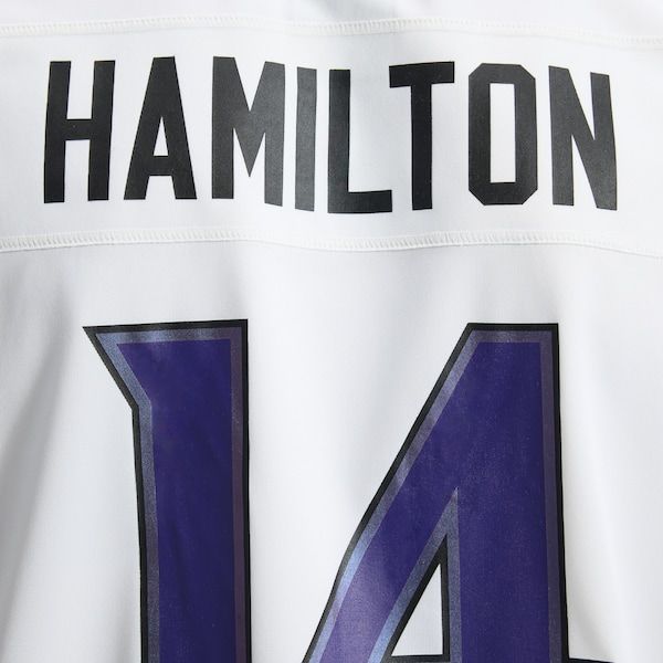 Kyle Hamilton Game Jersey White
