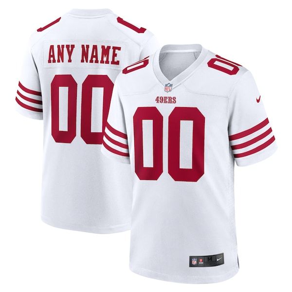 Custom Game Jersey White