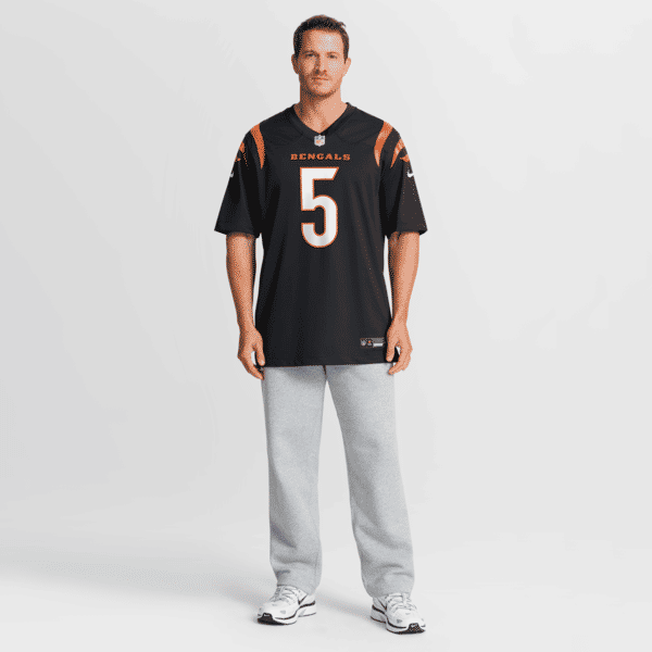 Tee Higgins Game Jersey Black