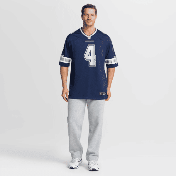Dak Prescott Game Team Jersey Navy