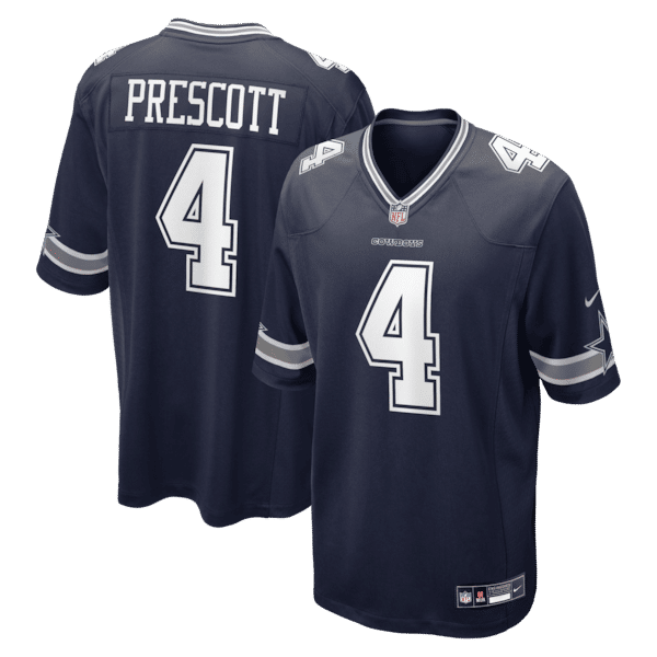 Dak Prescott Game Team Jersey Navy