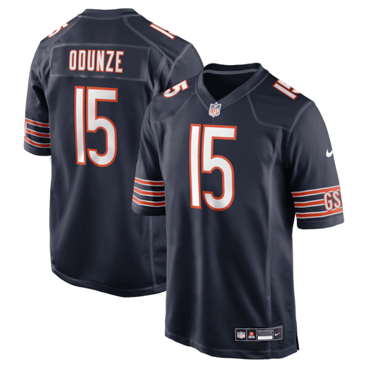 Rome Odunze Game Jersey Navy