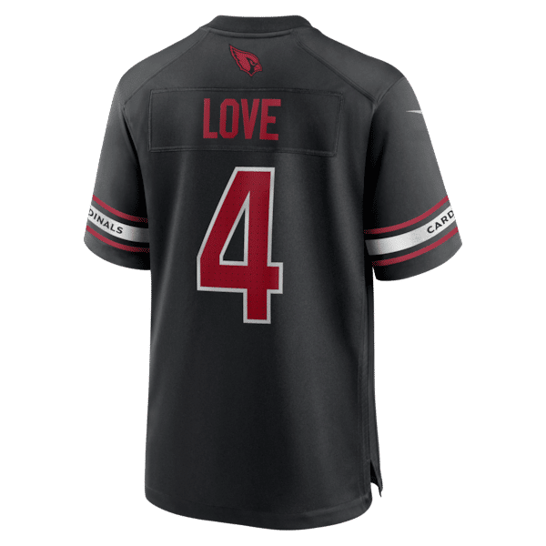Jeremiyah Love Alternate Game Player Jersey Black