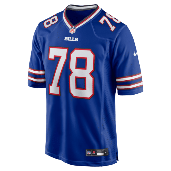 Bruce Smith Game Retired Player Jersey Royal
