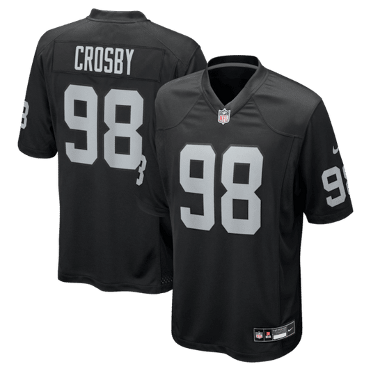 Maxx Crosby Game Jersey Black