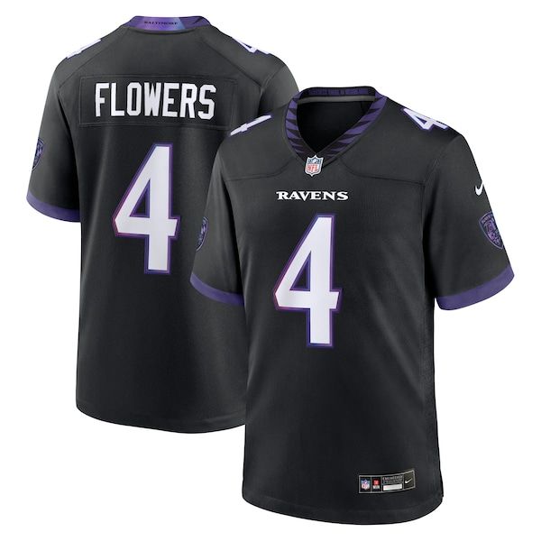 Zay Flowers Alternate Game Jersey Black