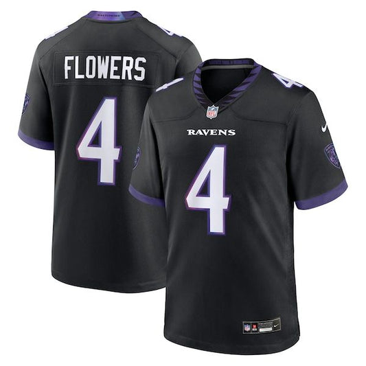 Zay Flowers Alternate Game Jersey Black