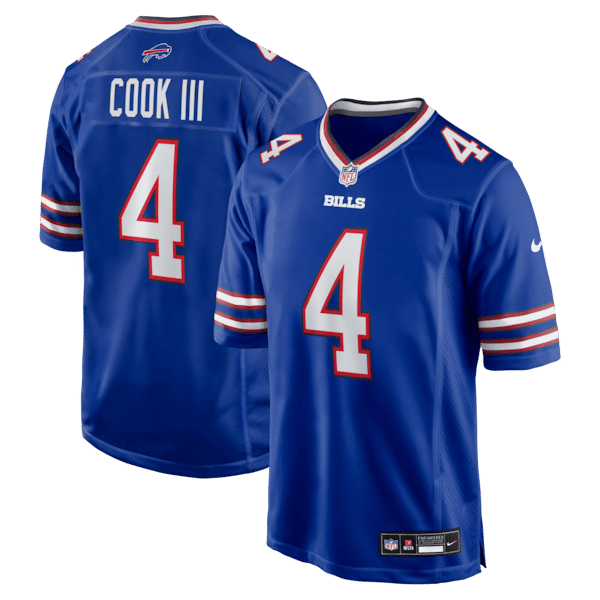James Cook III Game Jersey Royal