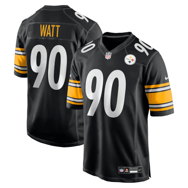T.J. Watt Game Jersey Black