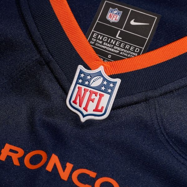 Alternate Mile High Collection Custom Game Jersey Navy