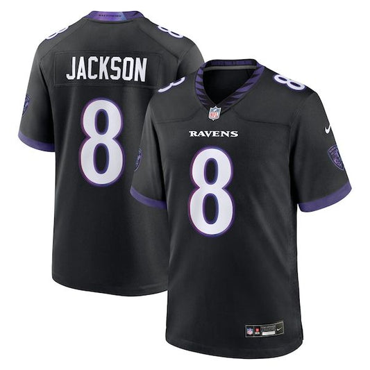 Lamar Jackson Alternate Game Jersey Black
