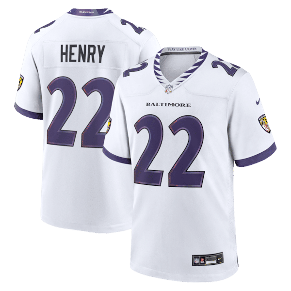 Derrick Henry Game Jersey White