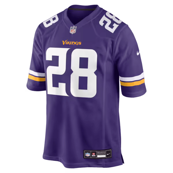 Adrian Peterson Game Jersey Purple