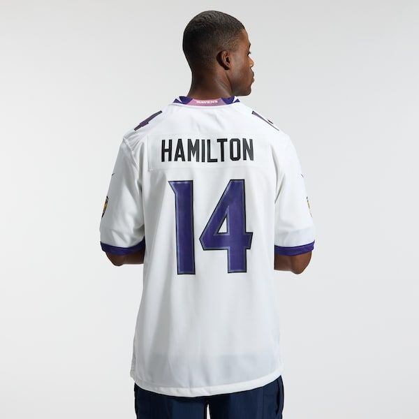 Kyle Hamilton Game Jersey White