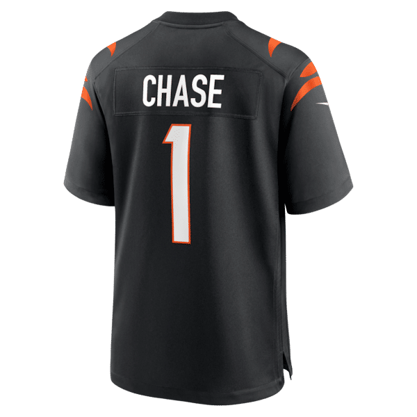 Ja'Marr Chase Game Jersey Black