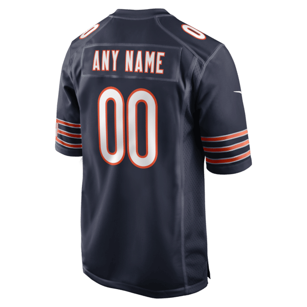 Custom Game Jersey Navy