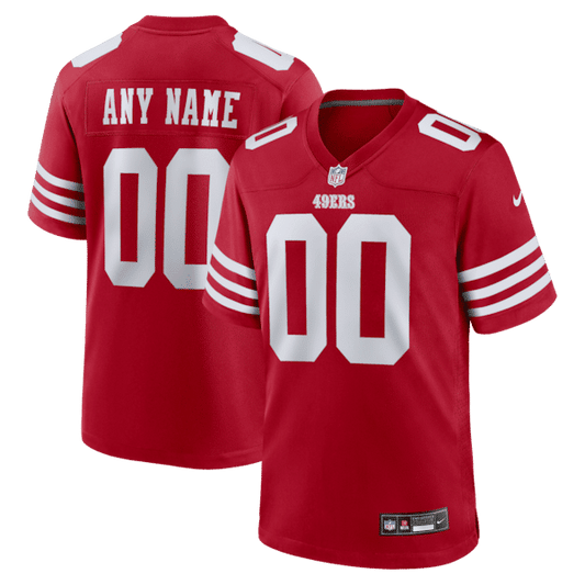 Custom Game Jersey Scarlet