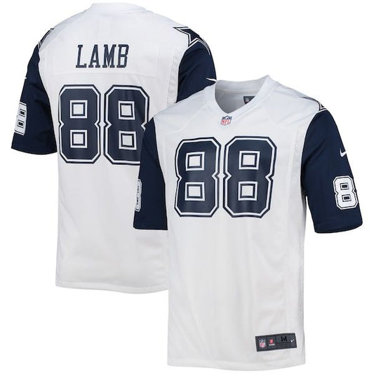 CeeDee Lamb Alternate Game Team Jersey White